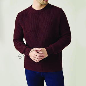 Men's Winter <b>Pullover</b> <b>Sweaters</b> 100% Cotton Anti-Shrink Quick-Dry Breathable Anti-Wrinkle Anti-Pilling Drop Shoulder Full Sleeve - Product Image 6