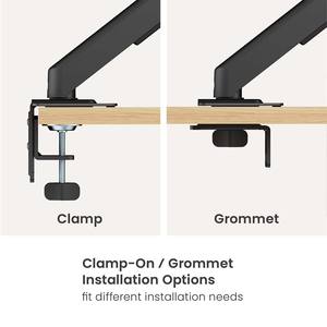 <span class=keywords><strong>Support</strong></span> d'écran unique économique LDT113-C012E noir et blanc, <span class=keywords><strong>support</strong></span> VESA pour écran d'ordinateur 17-32 pouces, <span class=keywords><strong>support</strong></span> de fixation pour écran <span class=keywords><strong>PC</strong></span> pour la maison et le bureau - Product Image 5