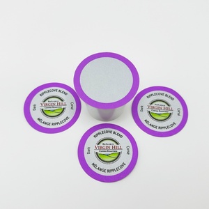 Etiqueta Adhesiva Troquelada de Aluminio de Grado Alimenticio para Tapas de Cápsulas de Café, Leche, Yogur y K-Cup, Impresión Personalizada - Product Image 3