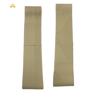 Housse de <span class=keywords><strong>volant</strong></span> DIY cousue main en <span class=keywords><strong>cuir</strong></span> durable 38CM, avec surpiqûres professionnelles, antidérapante et confortable pour berline - Product Image 2