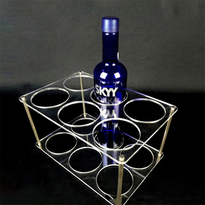 Kệ Rượu Treo Tường Bằng <span class=keywords><strong>Acrylic</strong></span> <span class=keywords><strong>Led</strong></span> 2022 Kệ Trưng Bày Chai Rượu Có Đèn <span class=keywords><strong>LED</strong></span> 4 Ft - Product Image 5