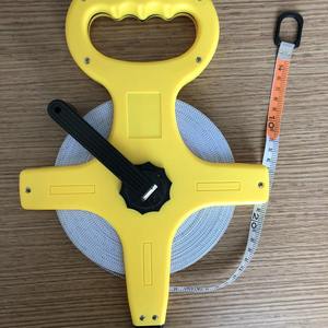 เทปวัดระยะใยแก้วนำแสง Songchuang 30 ม. 50 ม. แบบเมตริก พร้อมใบมีดไฟเบอร์กลาส ระบบล็อคแบบคันโยก คืนตัวอัตโนมัติ สำหรับงานวิศวกรรมและสำรวจ - Product Image 1