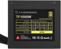 Alimentation PC de haute qualité 1000W 80 Plus, tension complète 24PIN ATX, alimentations PC pour jeux sur ordinateur de bureau