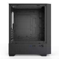 Boîtier PC Gaming Micro ATX Mid Tower en Verre Trempé pour Accessoires de Jeu - Vente Flash