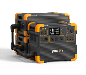 Générateur solaire portable Pecron 8KWh E2400LFP 2400W compatible voiture, onde sinusoïdale pure, contrôleur MPPT, station lithium résidentielle - Product Image 1
