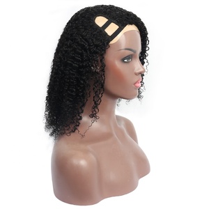 Chất Lượng Cao Tóc Con Người Tóc Giả Brazil Tóc Tự Nhiên Tóc Giả Mật Độ 150% <span class=keywords><strong>3B</strong></span> 3C Kinky Xoăn U Phần Tóc Giả - Product Image 5