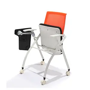 School Project Student Training Chair With Writing Table Classroom Chairs Foldable