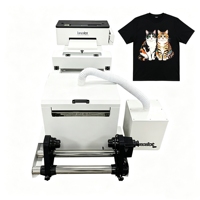Imprimante DTF A3 L1800 avec tête d'impression, agitateur de poudre, four et circulation d'encre blanche anti-colmatage pour transfert sur T-shirts et vêtements