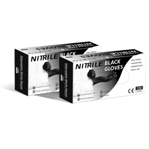 <span class=keywords><strong>Gants</strong></span> en Nitrile Noirs Jetables de Qualité Alimentaire pour Manipulation Alimentaire Propre, Imperméables, Résistants à l'Huile, pour <span class=keywords><strong>Cuisine</strong></span> et Usage Domestique - Product Image 3