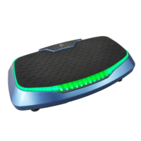 Machine à vibrations 4D en métal ABS portable pour la maison, équipement de fitness avec fonction de massage, électrique, charge maximale 120 kg
