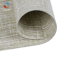 Stores en fibre de verre pour fenêtre, tissu occultant imperméable non tissé à motif imprimé, protection solaire