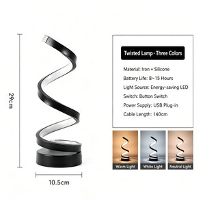 Lámpara de Escritorio con Temporizador y Ahorro de Energía para Dormitorio/Mesita de Noche, Comedor, Bar, Ambiente Limpio, Estilo Ins, Luz Artística - Product Image 6