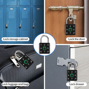 Candado Inteligente Electrónico con Huella Dactilar Biométrica, Combinación Digital, Aleación de Zinc y Acero Inoxidable, Bluetooth Tuya, de Seguridad - Product Image 6