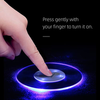 Sous-verre LED transparent lumineux alimenté par piles, avec logo personnalisé pour bars, clubs, fêtes, mariages, cadeaux promotionnels en gros