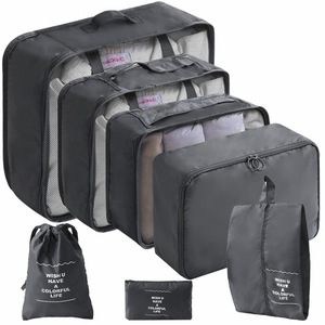 6pack Logo personnalisé valise de voyage sac de rangement organisateurs emballage Cubes ensemble voyage bagages organisateur bagages sacs de rangement - Product Image 3