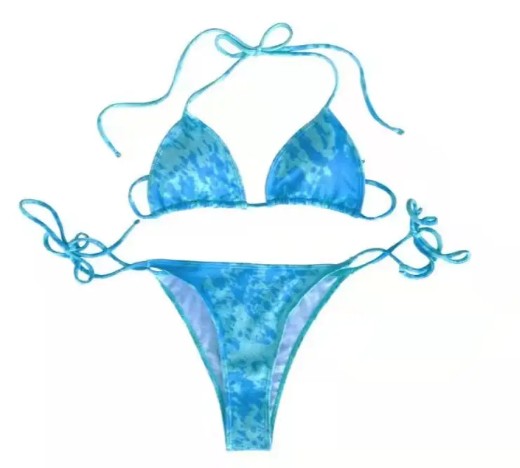 Maillot de bain deux pièces Bikini, couleurs changeantes, tendance de plage, décontracté, 2019