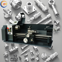 Solution d'usinage de précision pour atelier domestique et production en usine, mini tour manuel