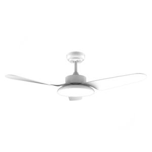 Ventilador de Techo con Luz LED de Estilo Minimalista Contemporáneo, Multicolor Opcional, Control de Pared, 3 Aspas de ABS, Motor AC, 6 Velocidades, Regulable - Product Image 1