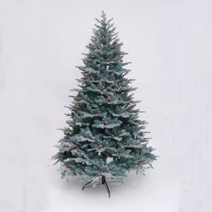 210cm Height Pre-lit Green PVC Pencil Christmas <strong>Tree</strong> with Snow LED Lighted <strong>Slim</strong> Christmas <strong>Trees</strong> - Product Image 5