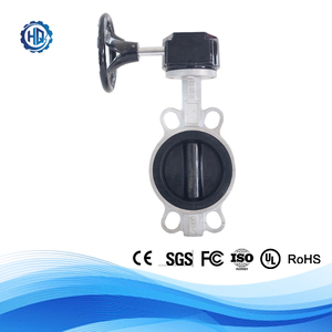 Aplikasi Pengolahan Air dan Air Limbah Katup Kupu-kupu Wafer Turbin Baja Tahan Karat D371X-10P - Product Image 4