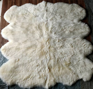 Echte Merino lange Wolle Octo Schaffell Teppiche und Teppiche Bettwäsche bezüge Kissen werfen - Product Image 2