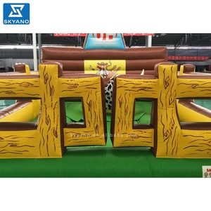 Jeu de <span class=keywords><strong>groupe</strong></span> <span class=keywords><strong>en</strong></span> plein air 6x4m gonflable mécanique rodeo bull jeu de machine d'équitation - Product Image 5