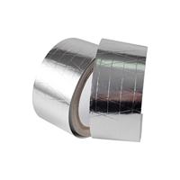 Ruban adhésif en aluminium ignifuge sur mesure pour l'isolation thermique, idéal pour les conduits de sécheuse, d'extraction et de climatisation