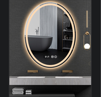Chine Appartement Hôtel Smart Tenture Murale Vanité De Bain Lumière Led Miroir De Douche Led Miroir De Salle De Bains Avec Lumière Led
