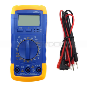 Tela LCD de alta Precisão A830L Trompete Multímetro AC/DC Digital Tester Medidor Eletrônico - Product Image 1