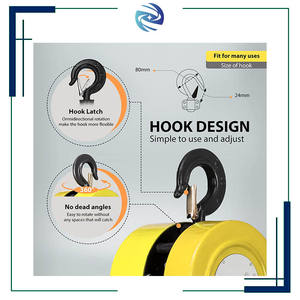 รอกบล็อกโซ่แบบแมนนวล2-4ตันพร้อมตะขอปลอมอุปกรณ์โอเวอร์โหลดและระบบตลับลูกปืนแบบเรียบ - Product Image 5