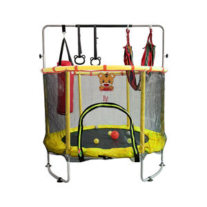 JIngyi <span class=keywords><strong>Trampoline</strong></span> compact de 55 pouces de qualité supérieure à prix abordable avec filet de sécurité et sac de sable, idéal pour les hammocks - Product Image 3