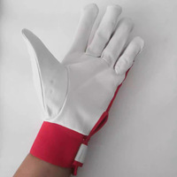 Gants souples en peau de mouton avec dos en tissu élastique en peau de porc pour conducteur, usine électronique, ouvrière, assemblage, soudage TIG