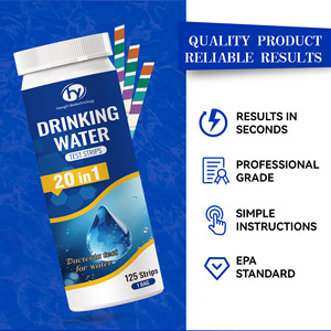 Bandelettes de test d'eau potable HongYi 21 en 1, 125 bandelettes pour le test de la qualité de l'eau du robinet et de l'eau purifiée - Product Image 5