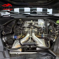 Refroidisseur supérieur, radiateur, refroidisseur d'huile moteur, entrée de turbo en titane, amélioré pour BMW F90 M5 M8 & G90 M5