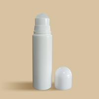 Flacons à bille en plastique vides en gros de 30 ml, 50 ml, 60 ml, 100 ml, conteneur de déodorant à bille, sérigraphie, logo personnalisé pour
