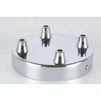 Plaque de plafond à 4 trous pour lampe suspendue, base de châssis de luminaire, accessoires d'éclairage, abat-jour de lustre