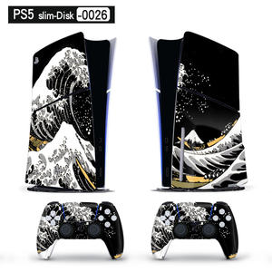 Vinilo Adhesivo Personalizado para Cubrir Totalmente la Consola <span class=keywords><strong>PlayStation</strong></span> PS5 Slim P5 Pro Edición Digital y el Control - Product Image 3