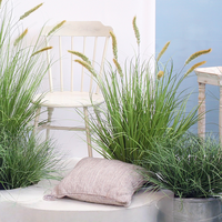 Plantes artificielles en herbe de chaton et en roseau, durables et écologiques, pour la décoration extérieure des jardins aquatiques, Halloween et Pâques