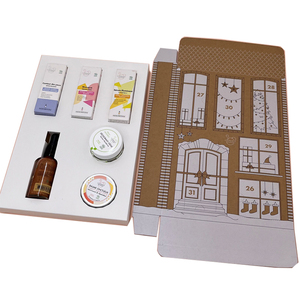 Vente en gros à faible coût Boîte <span class=keywords><strong>de</strong></span> compte à rebours pour <span class=keywords><strong>calendrier</strong></span> <span class=keywords><strong>de</strong></span> <span class=keywords><strong>l</strong></span>'<span class=keywords><strong>avent</strong></span> personnalisée <span class=keywords><strong>de</strong></span> 6 jours Emballage en papier Boîte-cadeau Boîte en papier kraft pour les <span class=keywords><strong>soins</strong></span> <span class=keywords><strong>de</strong></span> la peau - Product Image 1