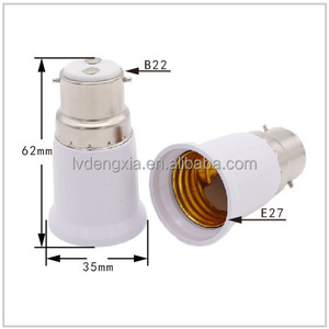 Ánh sáng ổ cắm B22 để E27 để chuyển đổi giữ đèn 80mm mở rộng chiều dài lưỡi lê để vít chuyển đổi B22 để E27 đèn cơ sở - Product Image 4