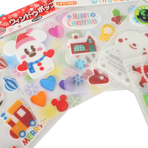 Decal Cửa Sổ Giáng Sinh Dán Cửa Sổ Decal Kính 3D Nhân Vật Hoạt Hình Giáng Sinh Nhãn Dán Cửa Sổ - Product Image 2
