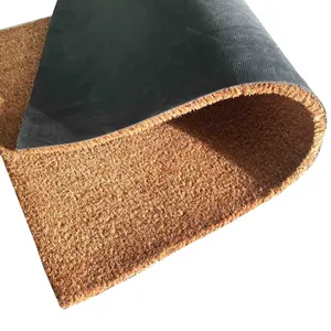 Blank Brown Großhandel Plain Coir Fußmatten