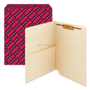 Top Tab Colored Fastener Folders, 0.75" Expansion, 2 Fasteners, Letter Size, Blue Exterior