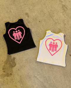 2025 Summer New Style Ladies' Vest Fashion Sexy Letter Printed Vest Women Tank Top for Girls