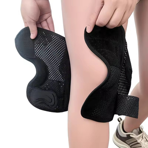 Soporte de Rodilla Transpirable <span class=keywords><strong>en</strong></span> Forma de V para el Cuidado de la Rótula, Alivio del Dolor por <span class=keywords><strong>Osteoartritis</strong></span> e Lesiones de Menisco, Ideal para Deportes, Senderismo y Trabajo - Product Image 4