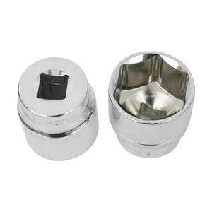 Chrome mạ gương 1/2 tay áo e-loại ổ cắm DIY lớp với bên ngoài hình lục giác hoa hình vuông lỗ OEM tùy chỉnh - Product Image 4