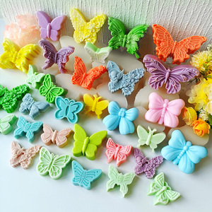 Hoa J10-376 bướm handmade hương liệu nến Silicone khuôn DIY bướm trang trí nhỏ giọt thạch cao khuếch tán đá - Product Image 2