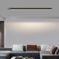 Plafonnier LED en forme de bande linéaire, montage en Surface, luminaire décoratif de plafond, idéal pour un salon, un balcon, une chambre à coucher, une salle à manger ou un canapé
