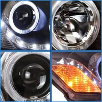 Lampu Depan LED VLAND untuk Yaris/Vios/Belta Sedan Hanya untuk Tahun 07-12 (Gen 2 XP90) Full LED Bohlam D2S/D2H (Bohlam Tidak Termasuk) 42W 12V
