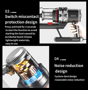 <span class=keywords><strong>Aspirateur</strong></span> sans fil 2 en 1 à main, moteur haute vitesse, filtration à 5 couches, pour la maison, grand appartement, sol, canapé - Product Image 4